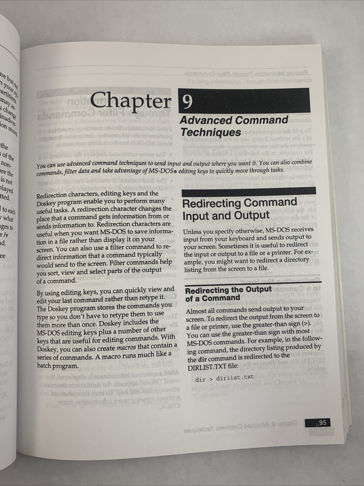 Microsoft MS-DOS Version 5.0 Getting Started User's Guide Reference VTG 1991 MIC