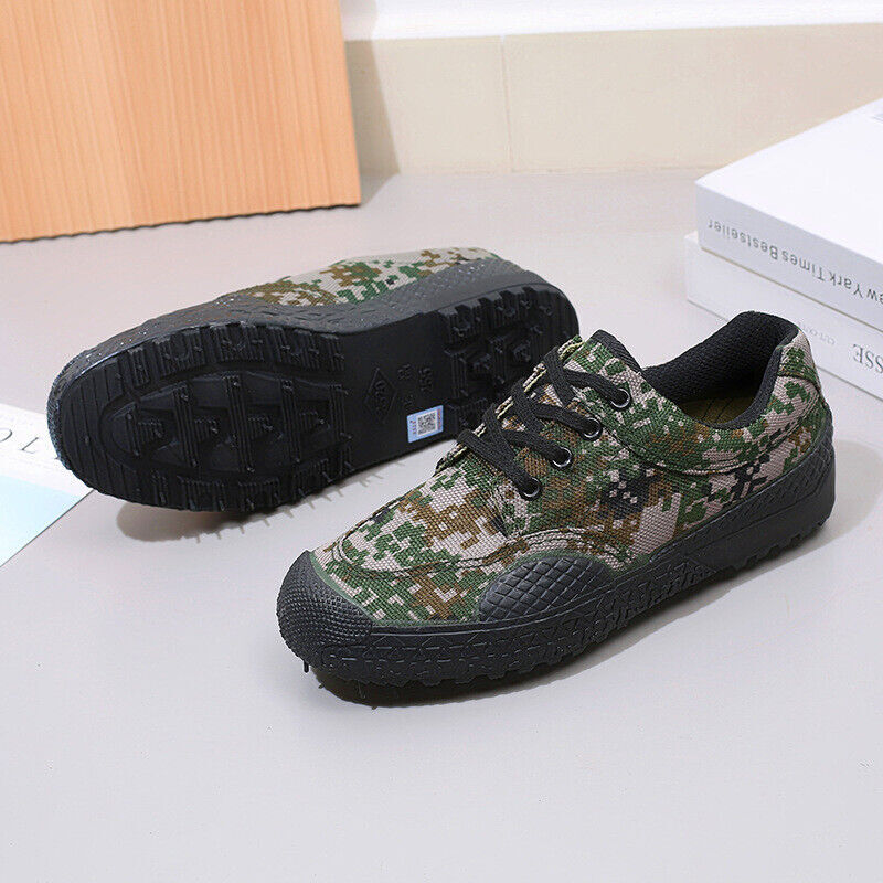 Surplus Chinese Army Pla Type 67 Liberation Shoes Training Boots Canvas Boots