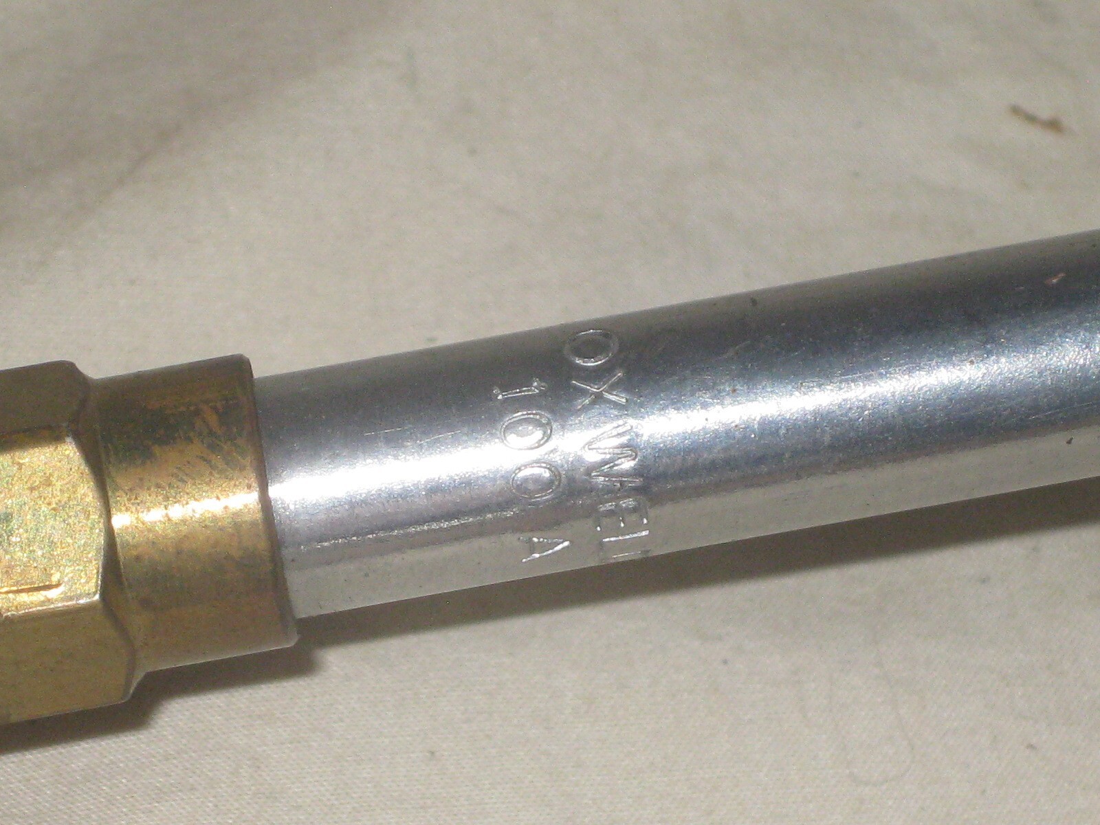 pre-owned OXWELD 100A 100 welding torch end nozzle heating assembly