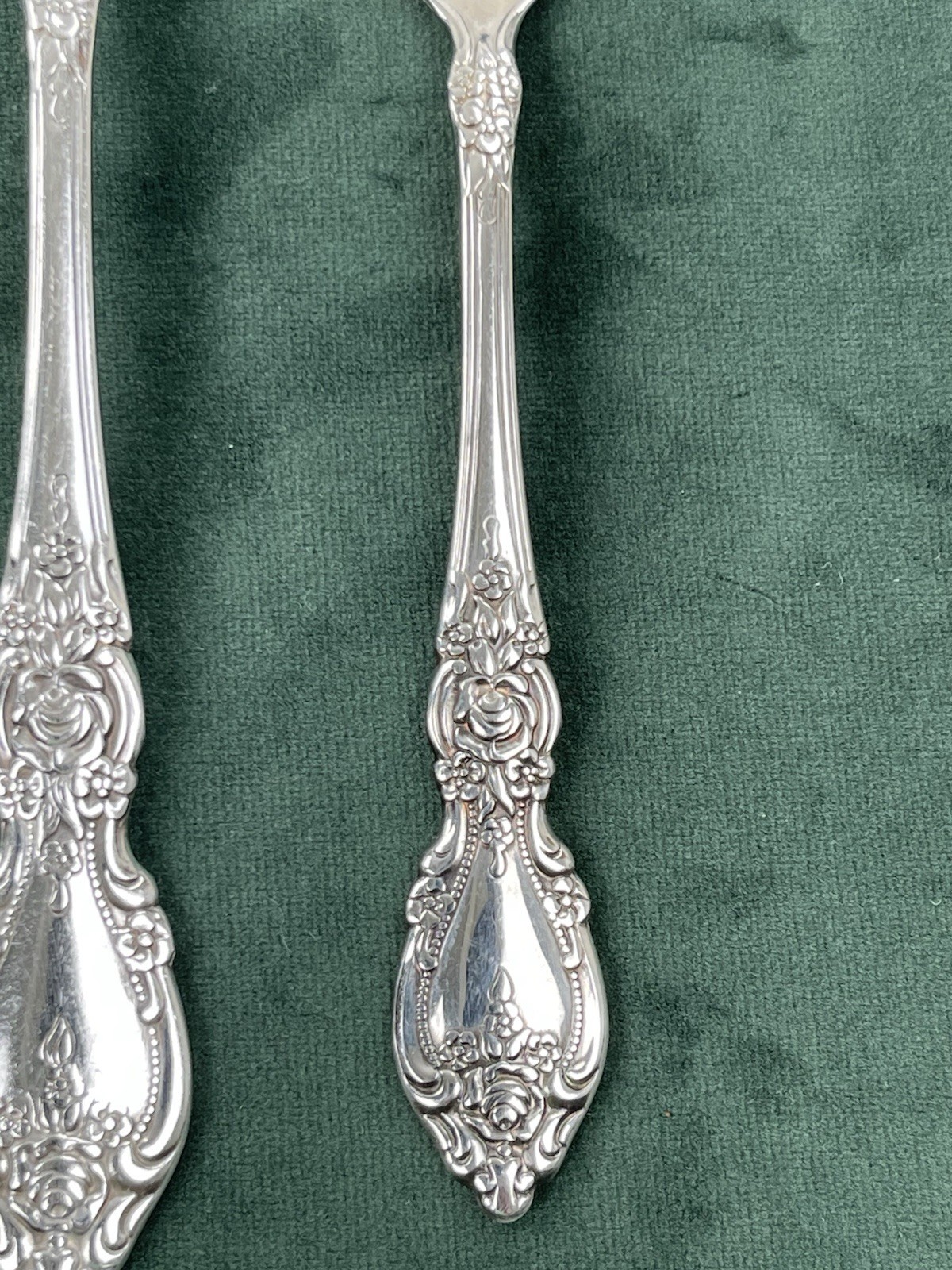 Oneida WORDSWORTH Sugar Spoon Dinner Fork Set 3 Stainless Flatware USA Made