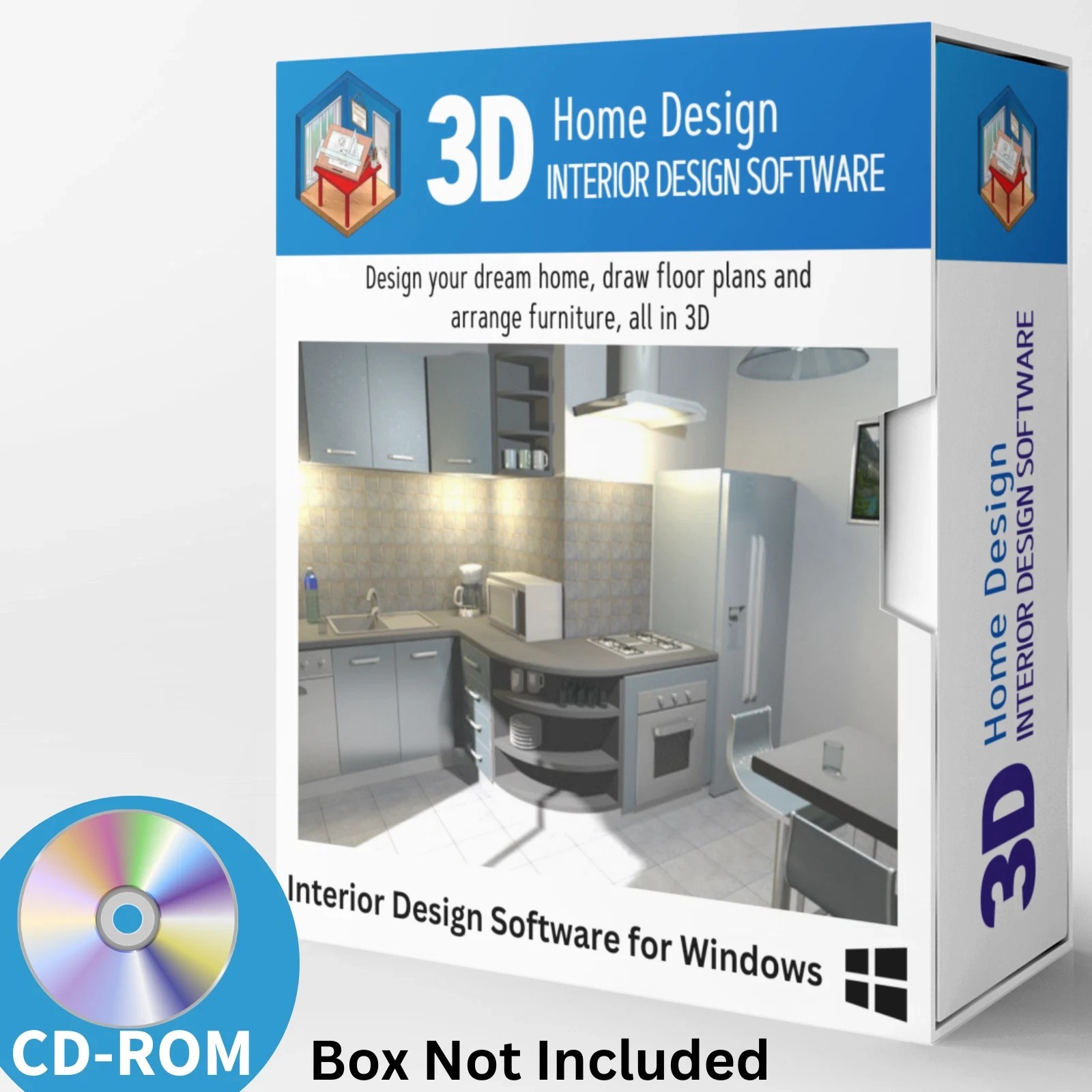 Sweet Home 3D - Graphic Interior Design CAD Architect Software for Windows on CD