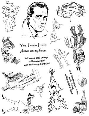 Unmounted Rubber Stamp Plate, Unmounted/Uncut Pink Rubber Stamps
