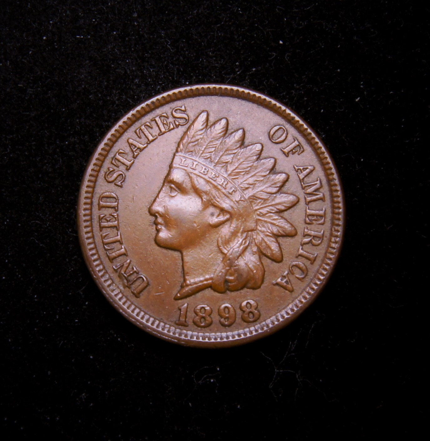 1898 Indian Head Cent AU Snow-31