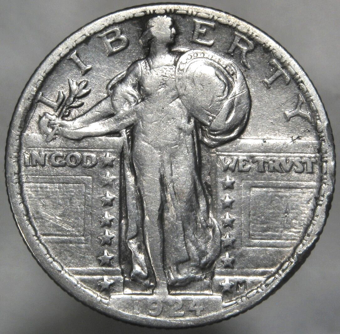 1924 Standing Liberty Quarter VF details