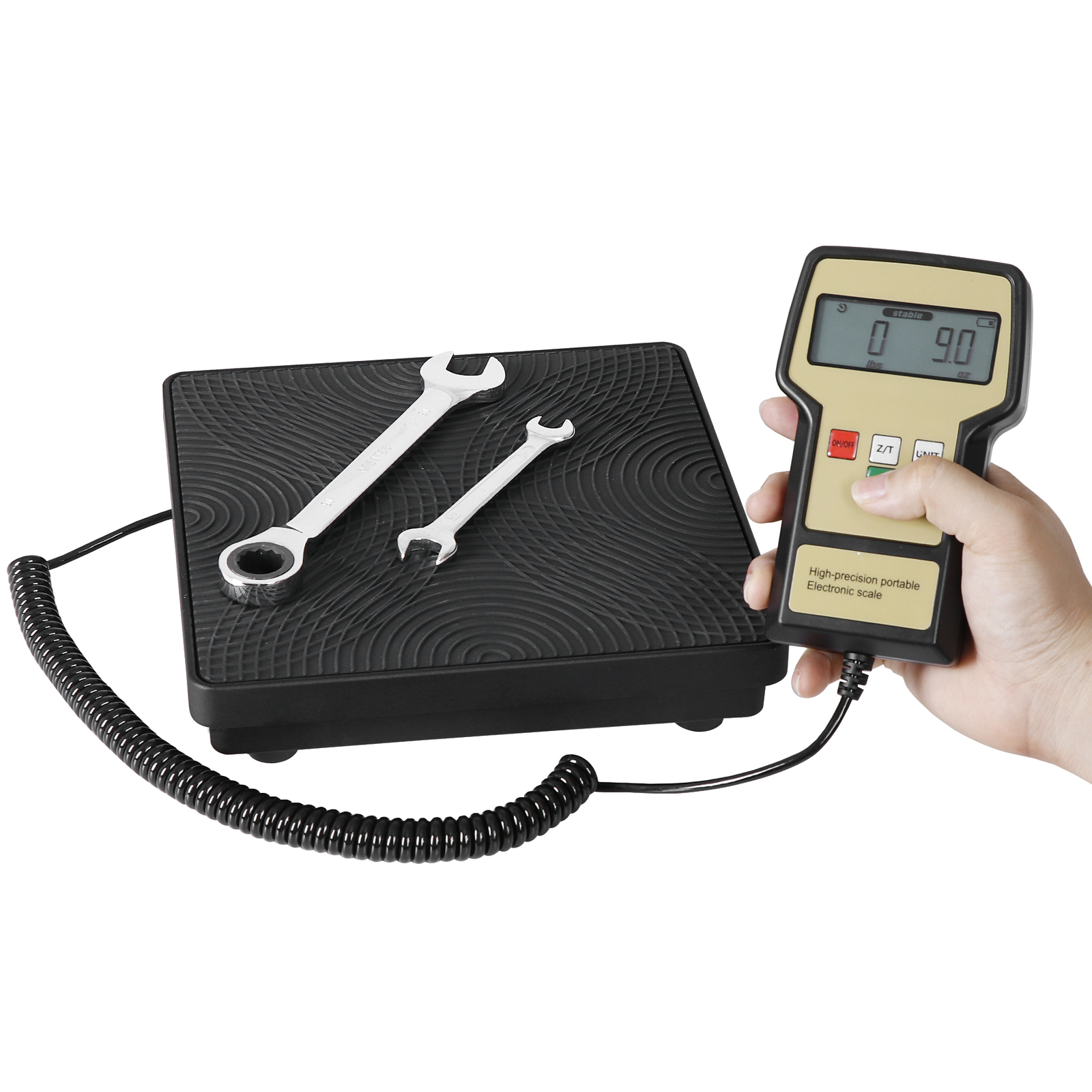 220LB High Precision Electronic Digital Refrigerant Charging Scale for HVAC A/C