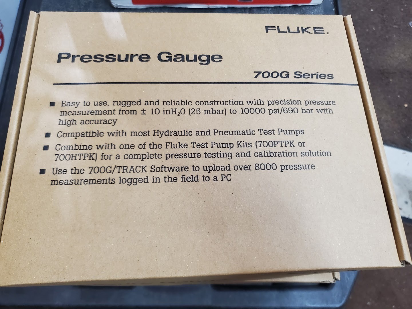 Fluke Pressure Test Gage Gauge 100 PSI 0.01 PSI Reference High Accuracy Version