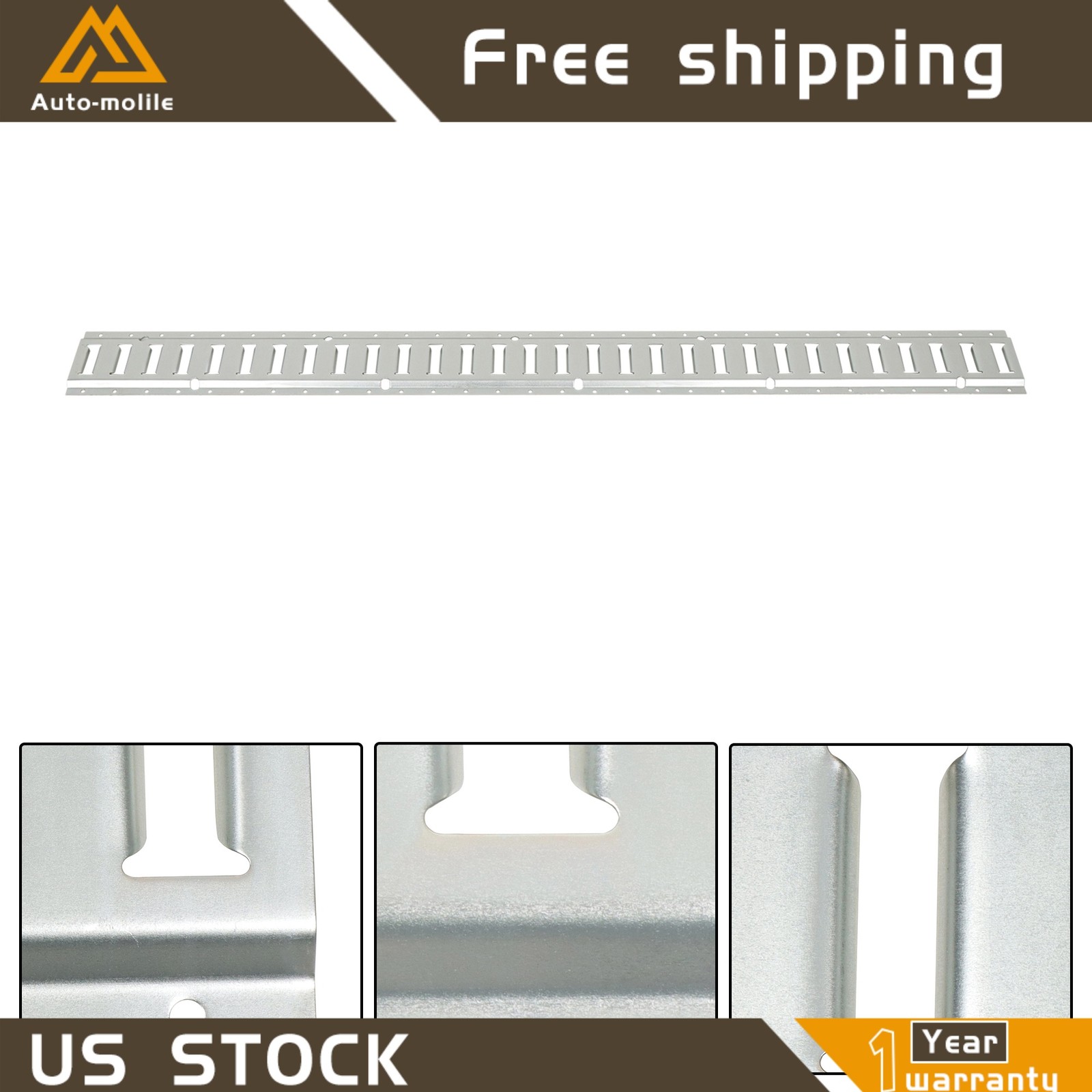 Heavy Loads For Trucks Vans Trailer 5' E Track Tie Down Rail System 28 Pack