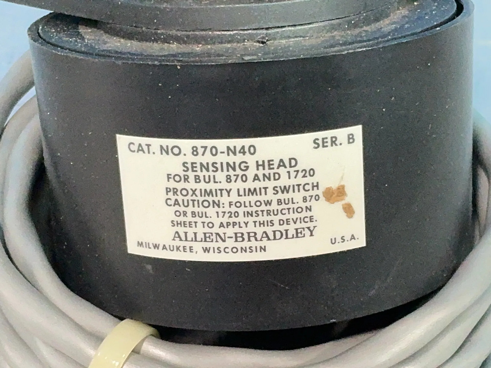 ALLEN-BRADLEY SENSING HEAD 870-N40