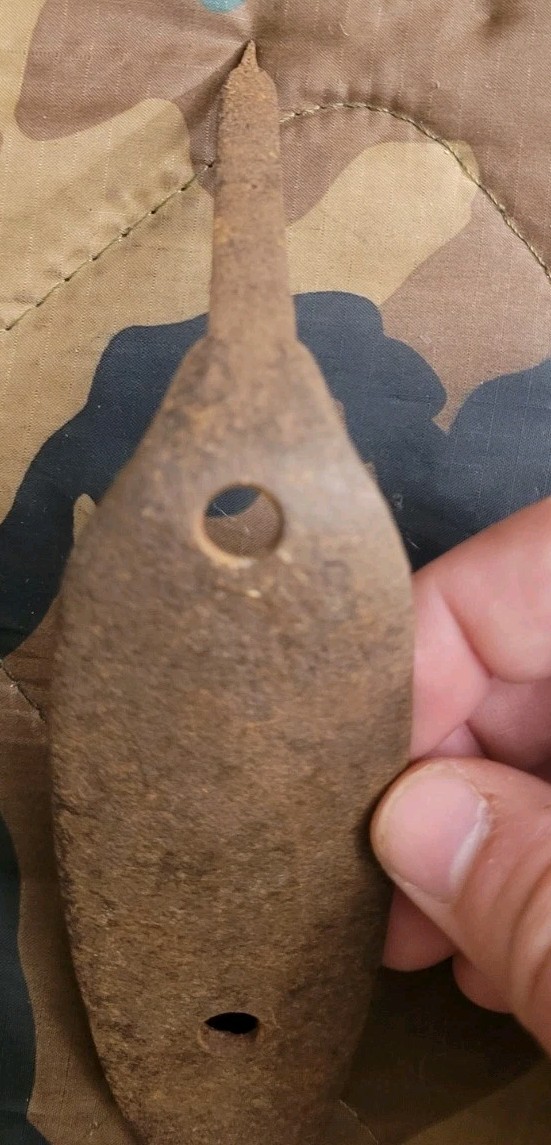 Antique Iron Muzzleloader But Plate