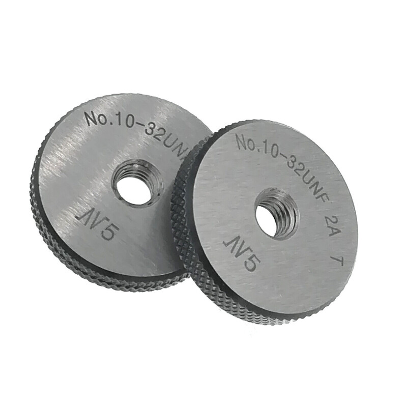 Thread Ring Gage 10-32 UNF 2A Thread Ring Gauge GO NOGO #10-32 UN Ring Gage 1Set