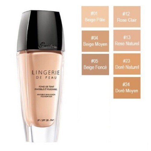 GUERLAIN LINGERIE DE PEAU INVISIBLE SKIN FUSION IP 20-PA+ MAKEUP SELECT COLOR