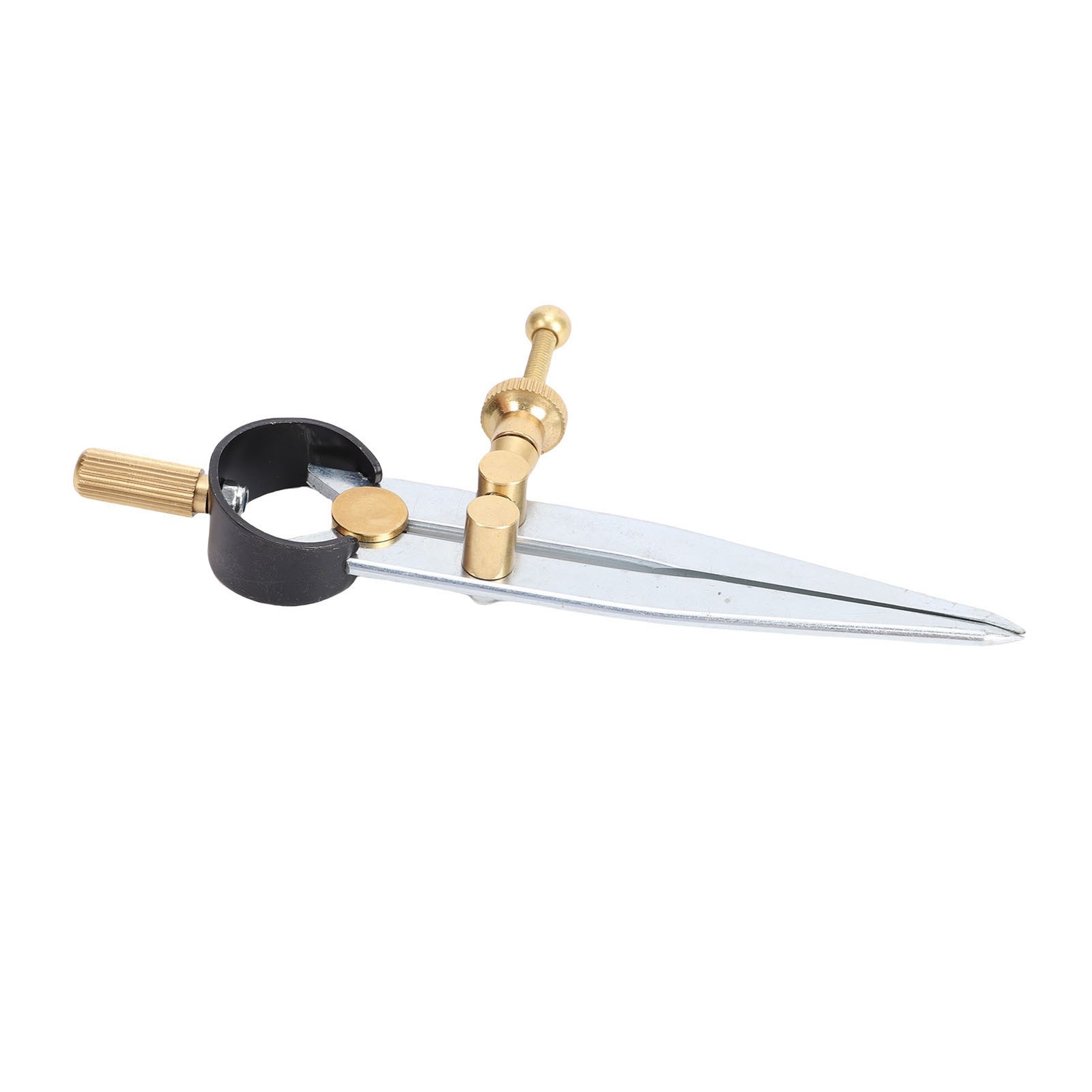 Spring Wing Divider Caliper Lockable 4in Leather Compass Creaser Compass Tool