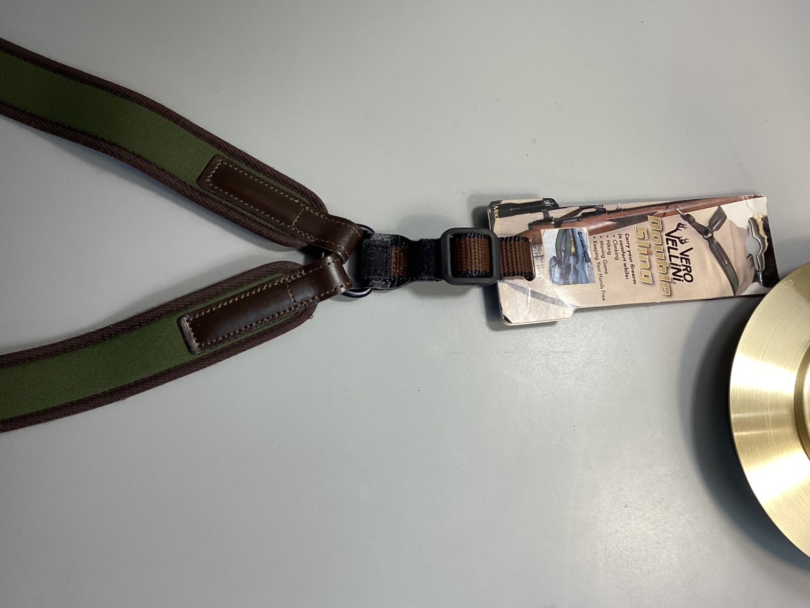 Vero Vellini Double Sling green neoprene rifle nwot