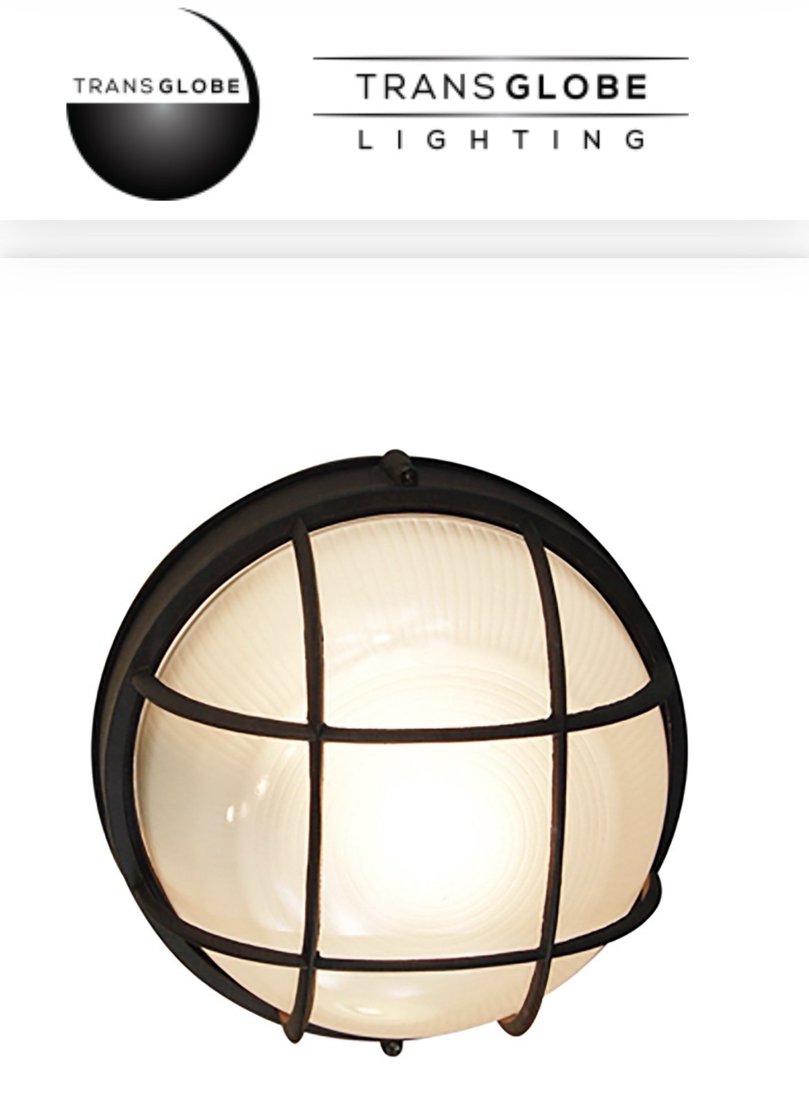 Trans Globe Trans Globe 10' wide Round Bulkhead in Black - 41515 BK