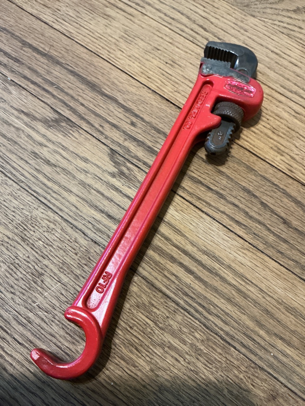Gear wrench, Reed Manufacturing, RF10, petrol refinery wrench, made in Texas