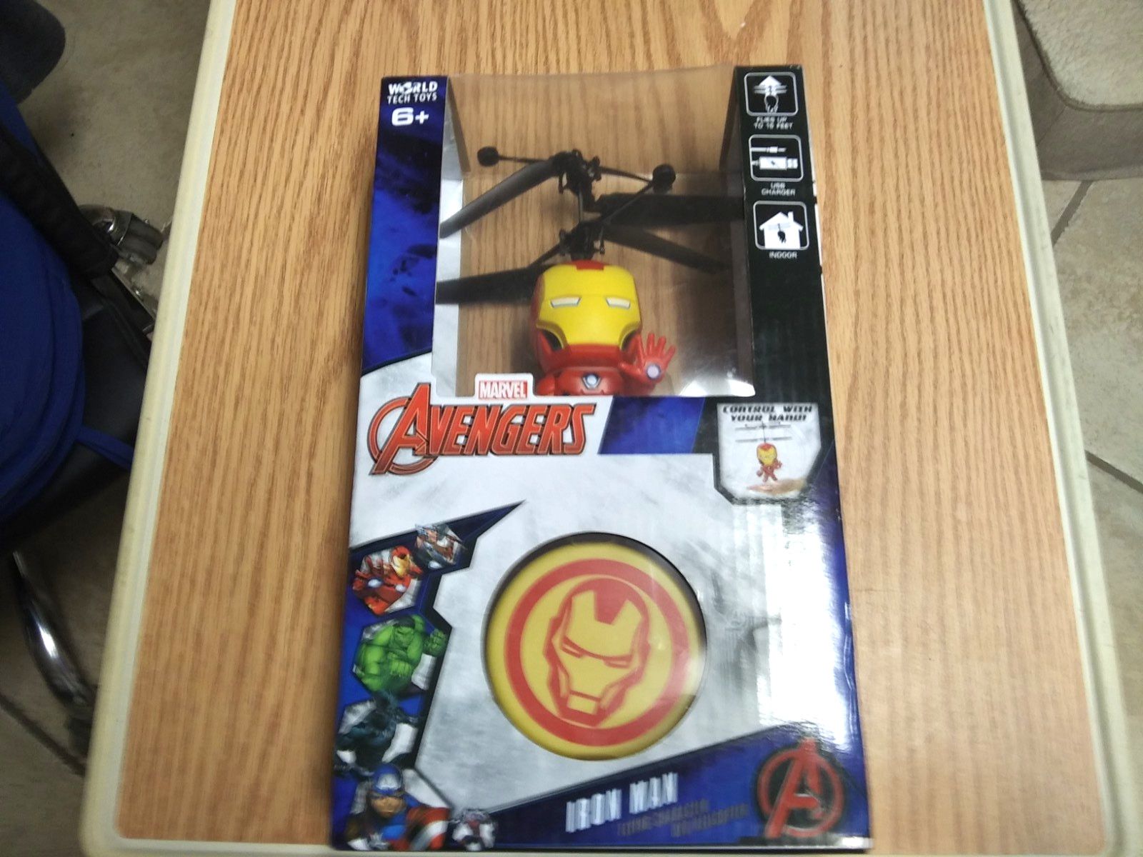 MARVEL AVENGER Iron Man flying character UFO Helicopter FREE SHIPPING