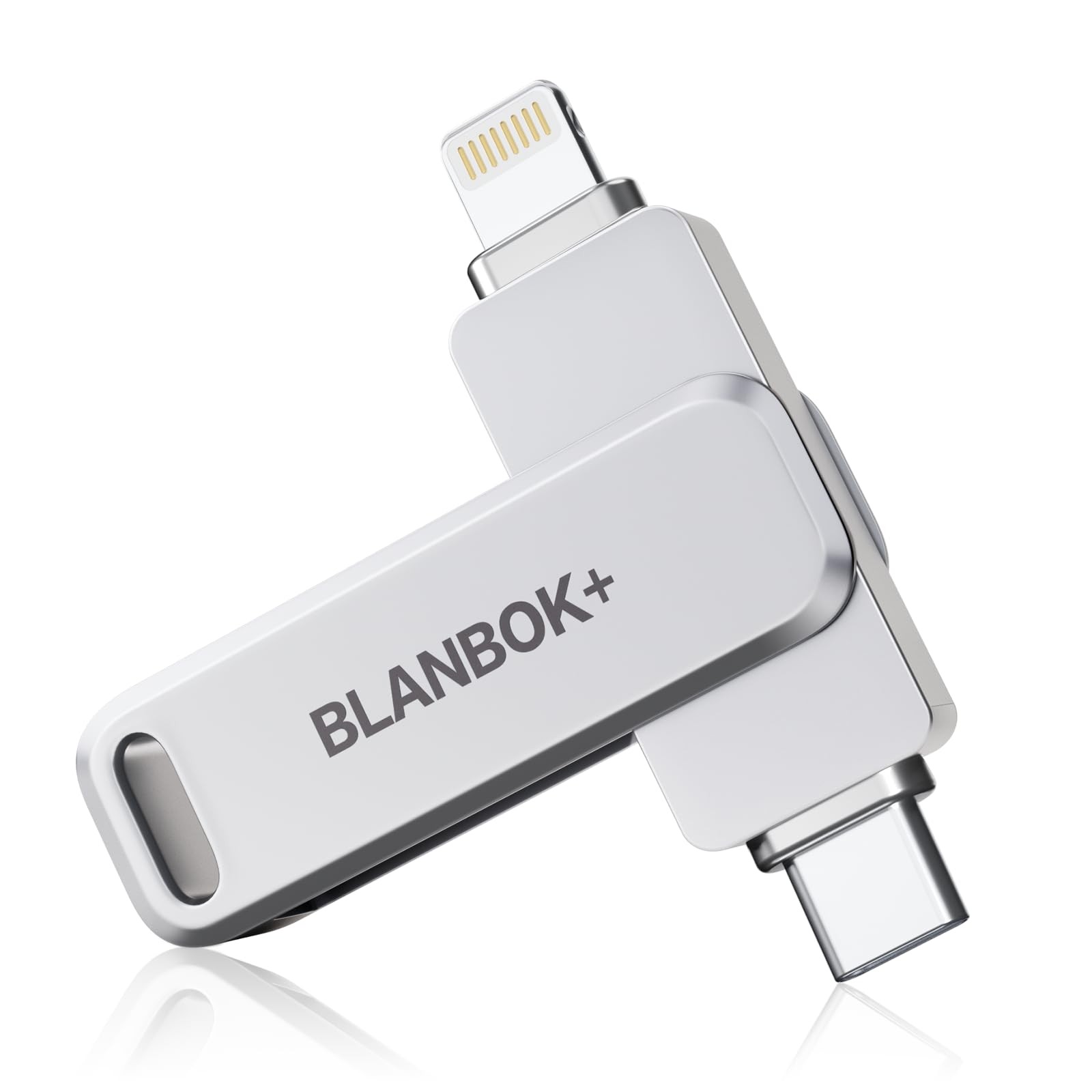 BLANBOK+ MFi Certified 256GB iPhone Photo Stick, USB Flash Drive for Photo/Vi...