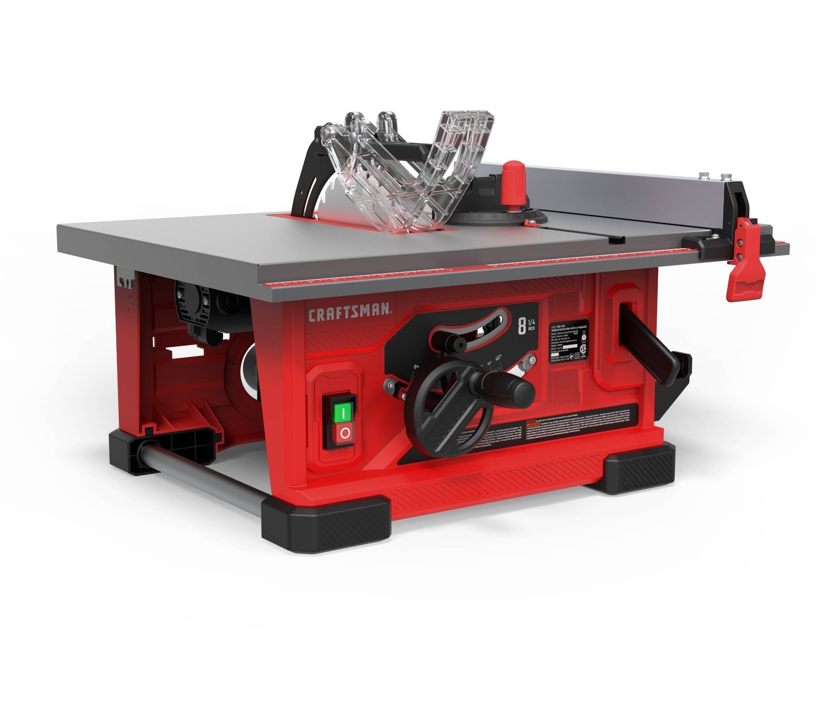 CRAFTSMAN 8.25-In 13 Amp 120V Portable Benchtop Table Saw – Powerful Compact