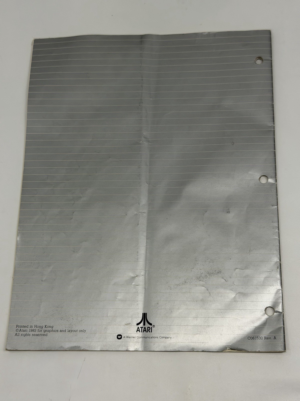 Atari Computer 600XL Owners Manual Catalogue