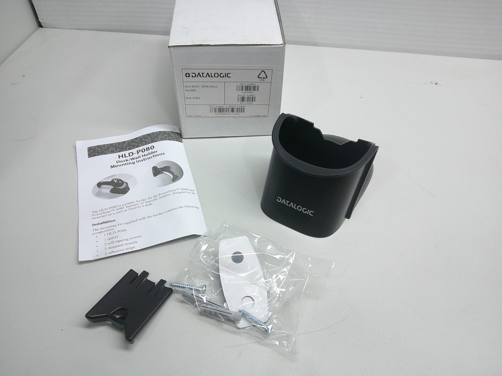 NEW Datalogic HLD-8000 Desk/Wall Barcode Scanner Mount Holder HLD-P080