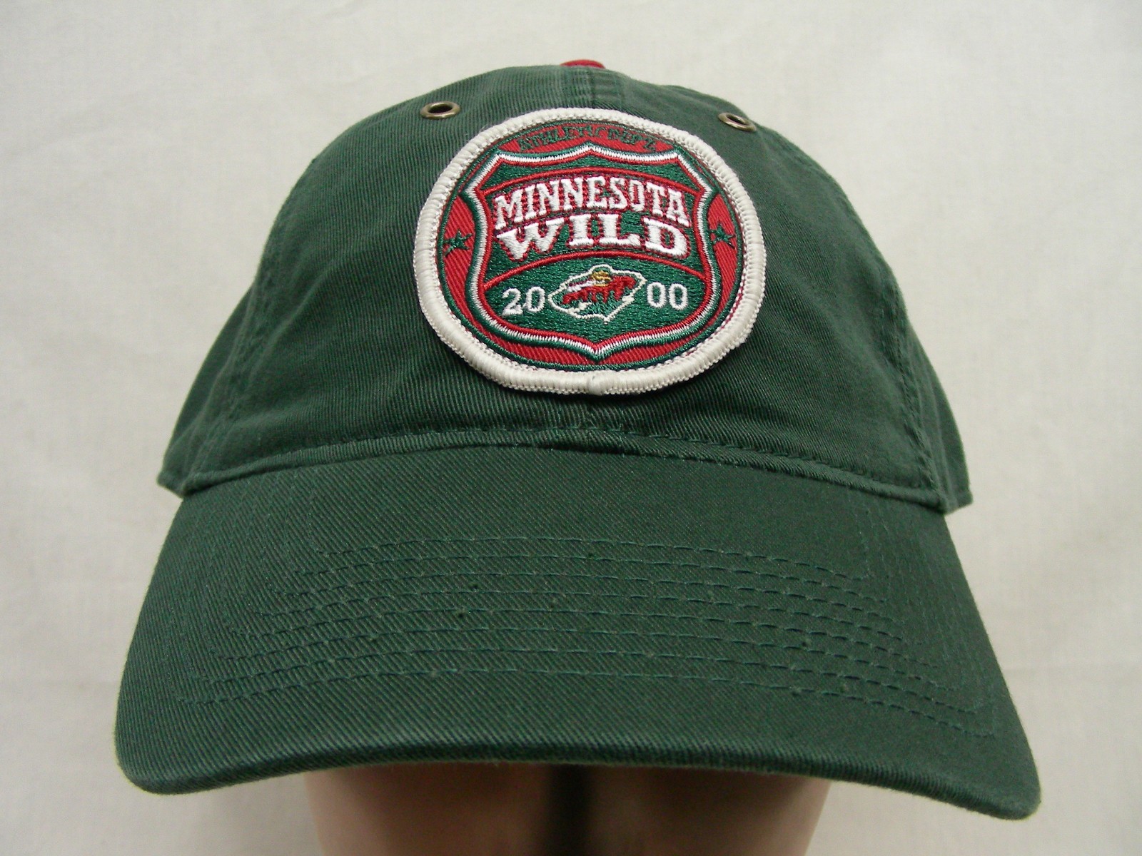 MINNESOTA WILD Official Inaugural RARE 2000 Season STRAPBACK Baseball Cap Hat!