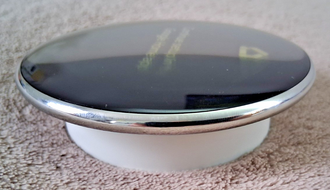 Google Nest Learning Thermostat 4th Gen THERMOSTAT ONLY Polished Silver No Base