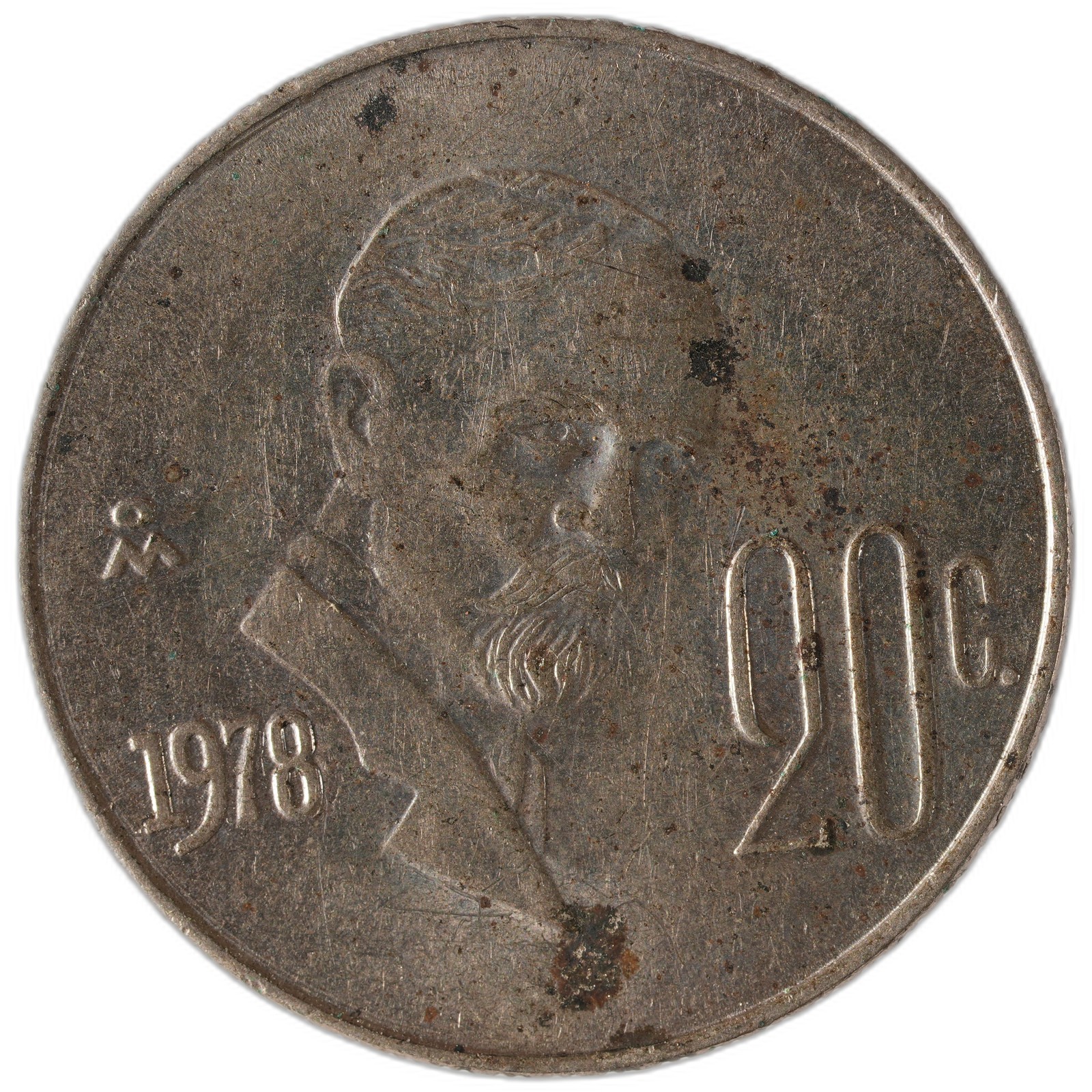 Mexico - 20 Centavos - 1978 - KM#442