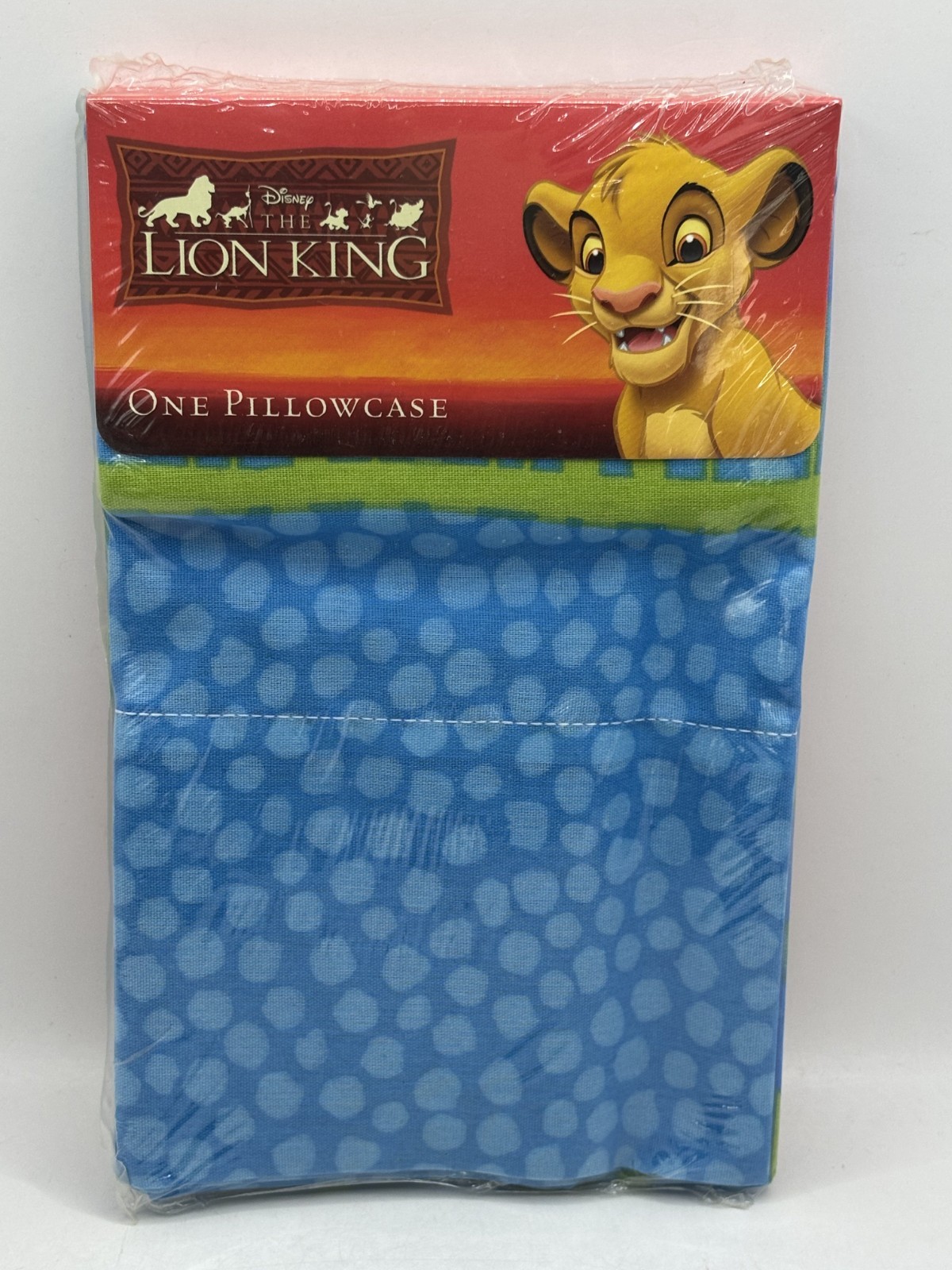Vintage New Sealed Disney Lion King Kid's Pillow Case Pillowcase 20" x 30"