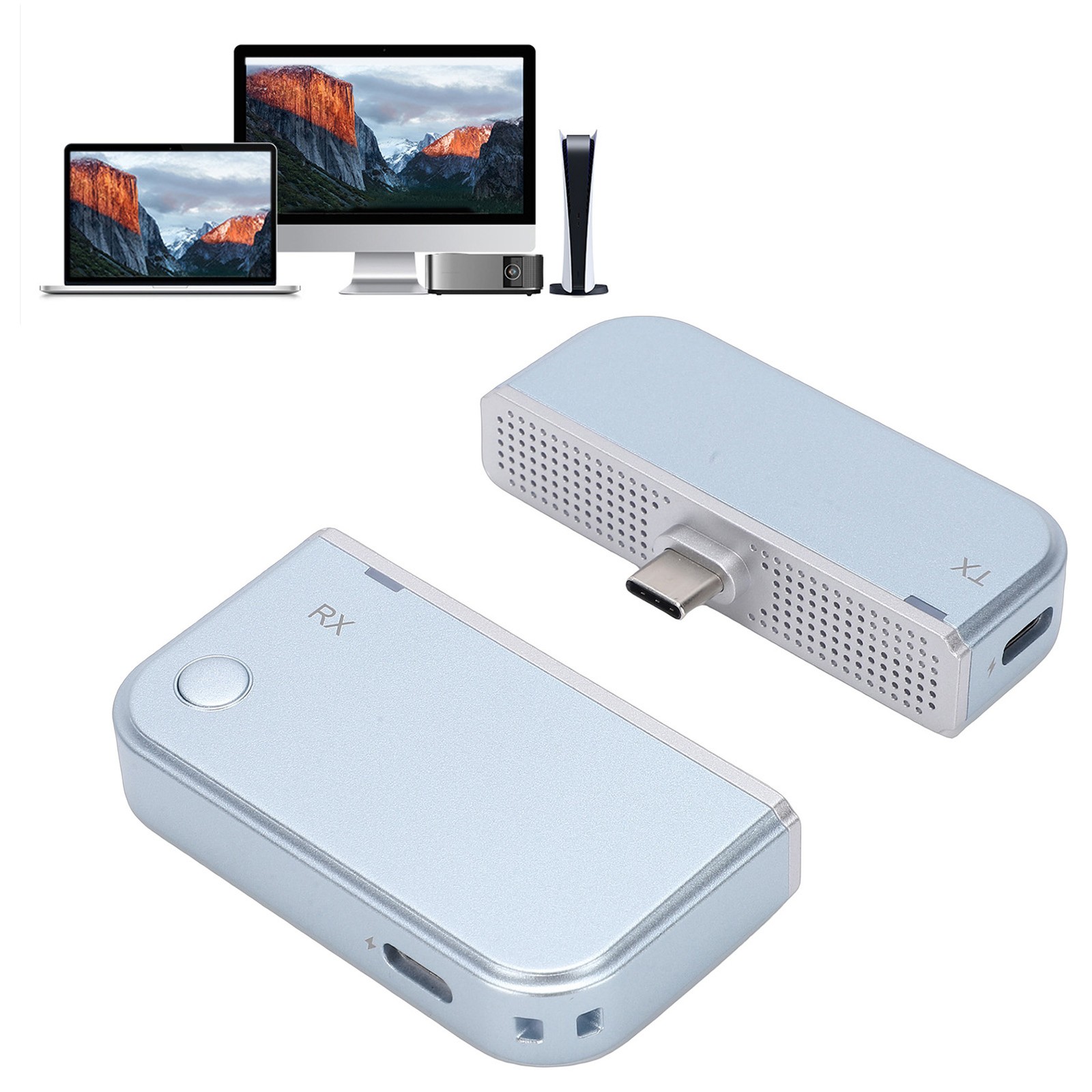 Type C Wireless HD Multimedia Interface Transmitter Receiver For Ultra HD E RJGX