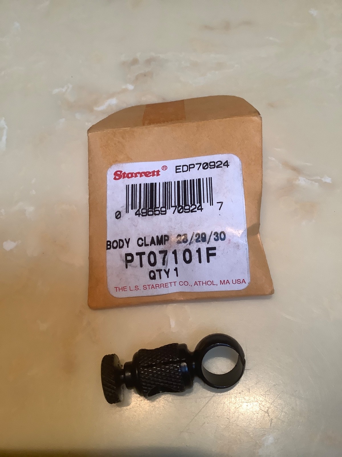 Starrett PT07101F   EDP 70924 Body Clamp for 711 indicator