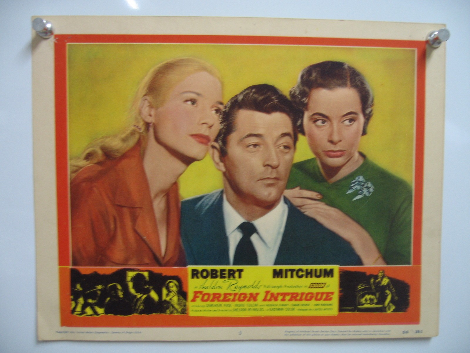 FOREIGN INTRIGUE-#3-1956-ROBERT MITCHUM-THRILLER FN