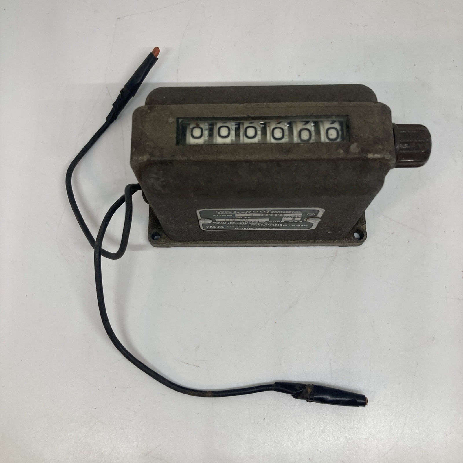 Vintage Veeder-Root B-120506 Counter 110 Volts 8 Watts 6 Digit Made in USA