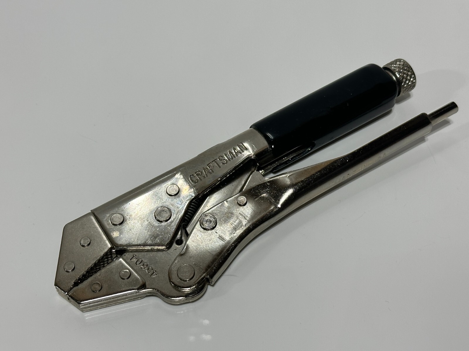 NOS NEW Craftsman USA 45604 8" Adjustable Locking Vise Grip Pliers, Straight Jaw