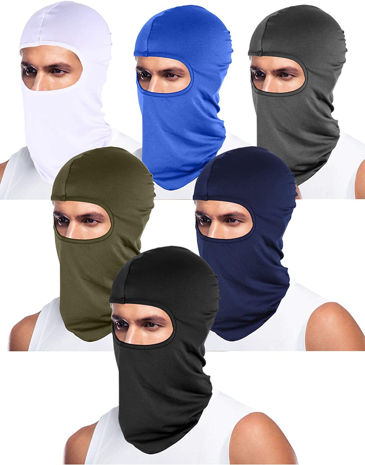 Balaclava Face Mask UV Sun Protection Helmet Liner Cycling Full Head Face Cover