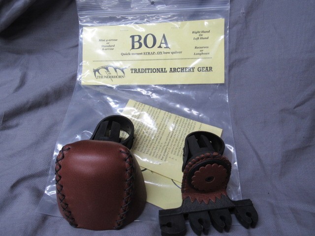 Thunderhorn BOA Strap Quick Mount  4 Arrow Quiver LH & RH Recurve &Longbow 4Y2