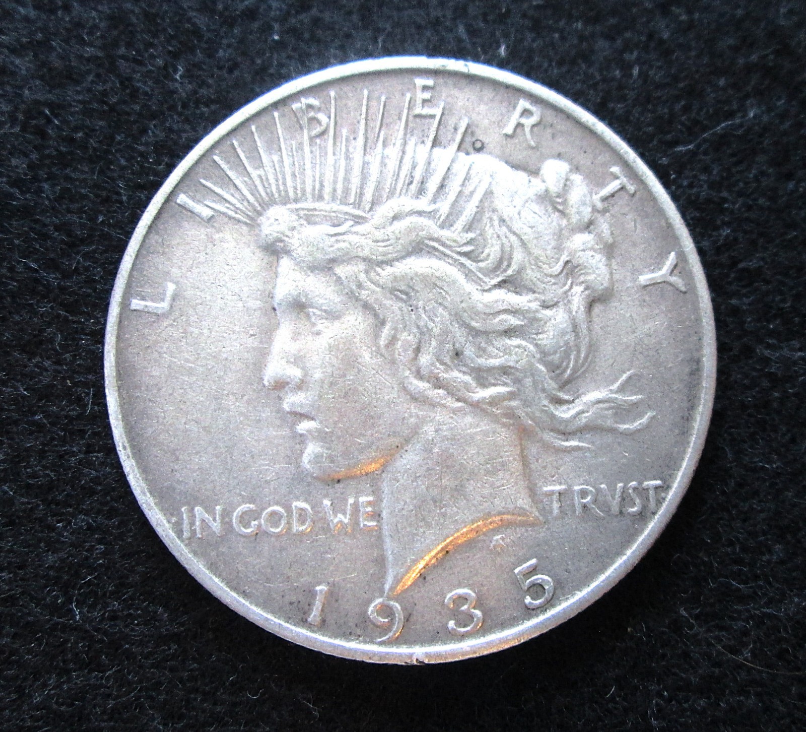 1935S Peace Dollar (4th Ray below One) 1,964,000 Minted Total LQQk!!!