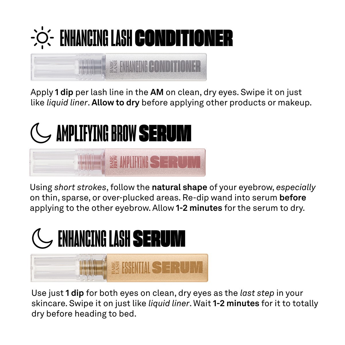 Babe Lash Triple Threat Mini Set