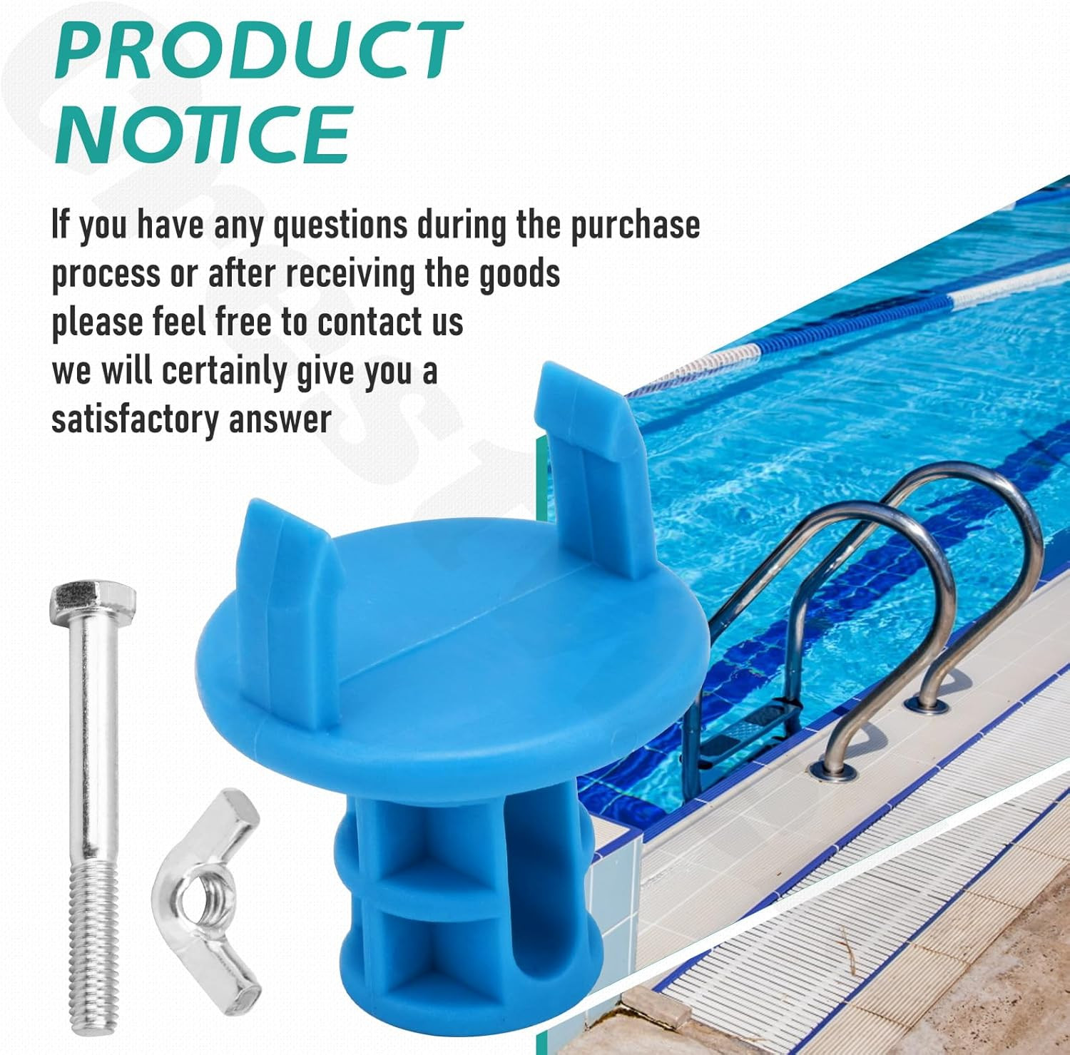2-Pack Pool Pop-Up Removal Tool with Screws for Pumps Replacement