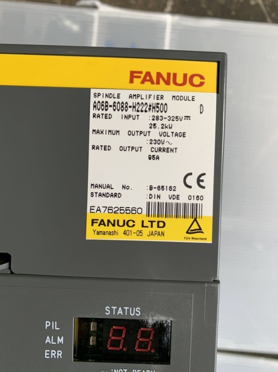 FANUC A06B-6088-H222#H500 D SPINDLE AMPLIFIER MODULE Used Tested