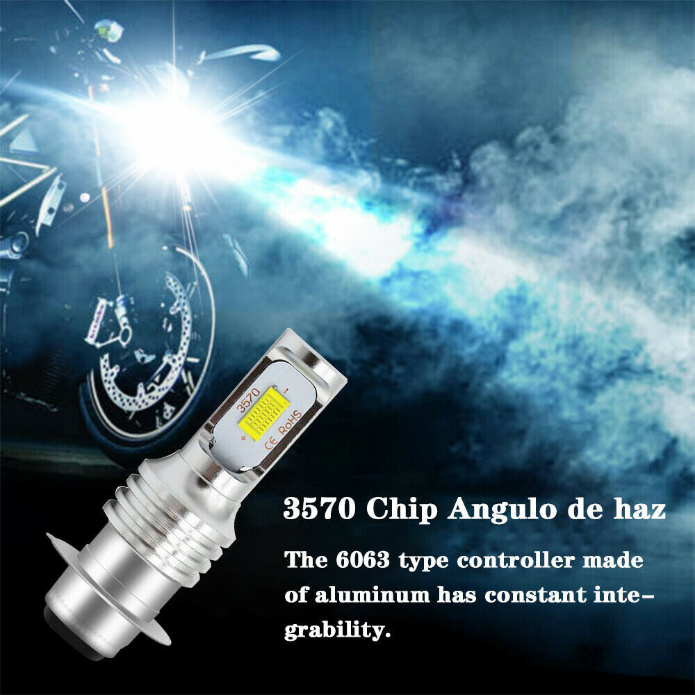 For Yamaha KODIAK 400 2x4 450 4x4 - 2x 6000K White LED Headlight Bulbs H6M kit