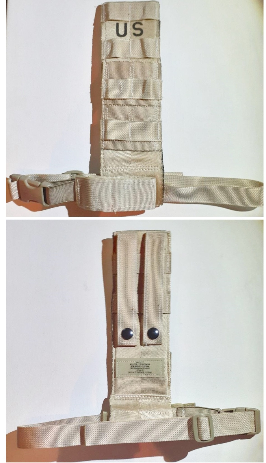 Molle II Holster / Leg Extender Tri-Color Camo NEW 8465-01-515-7644
