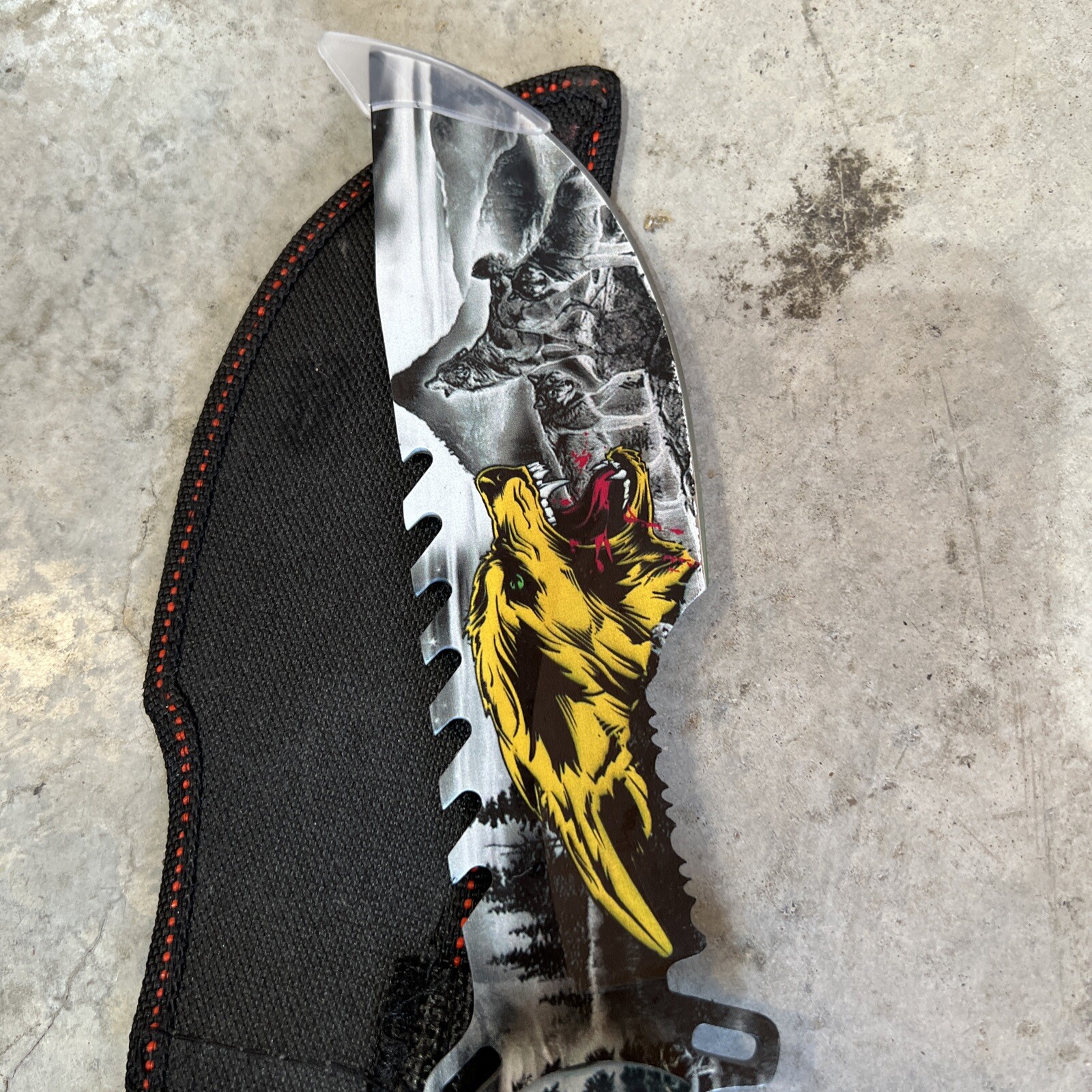 Wolf Graphic Knife NEW
