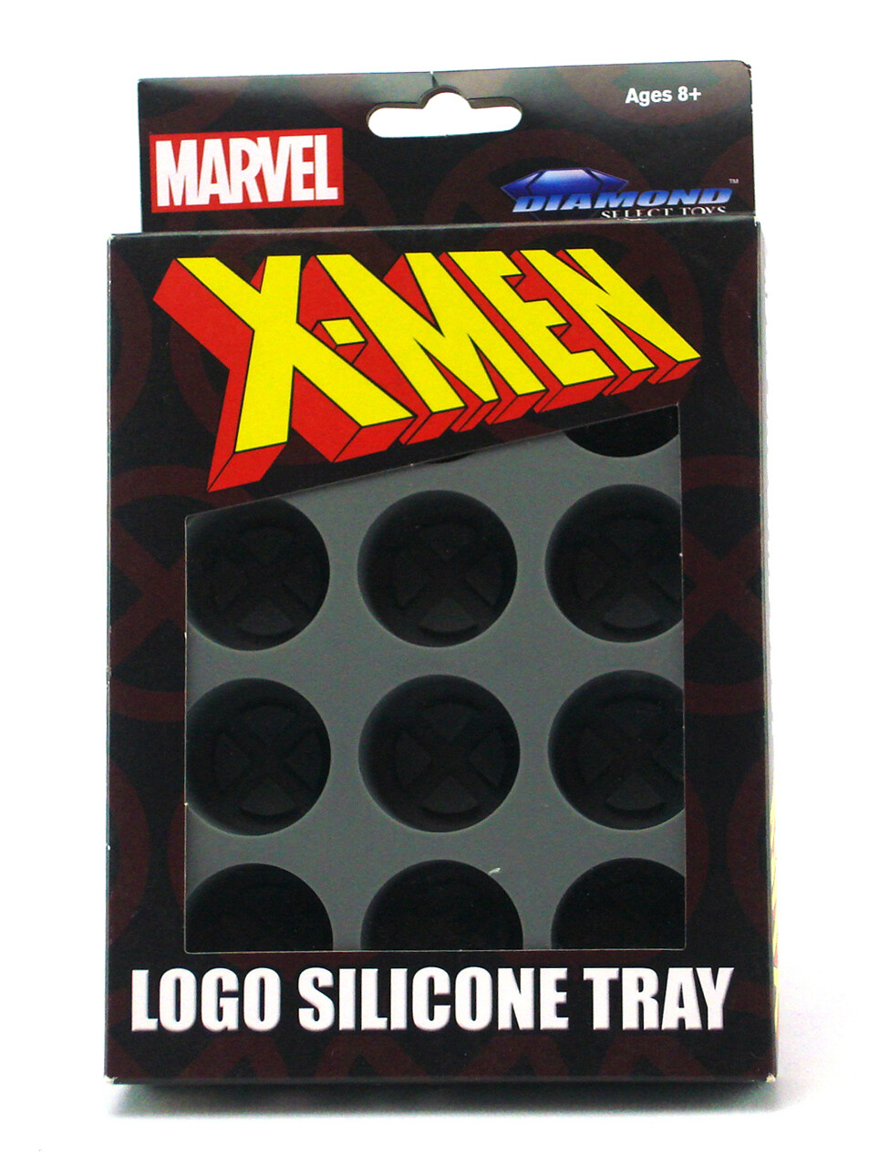 X-Men Logo Silicone Ice Tray Diamond Select Gelatin Chocolate Jello Marvel New