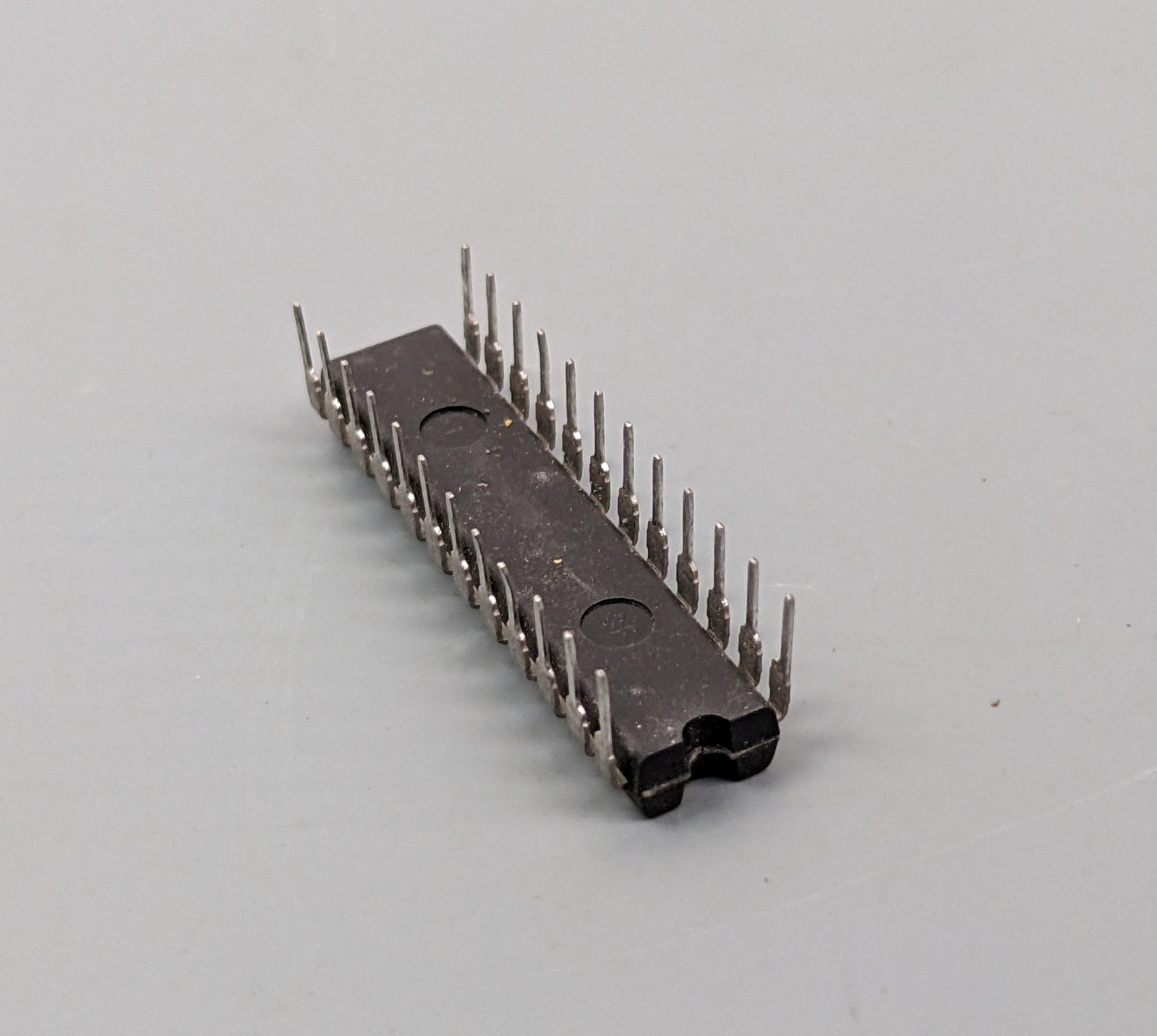 (2) 2K x 8 Static RAM DIP-24 ICs, NEC D4016CX-12 SRAM