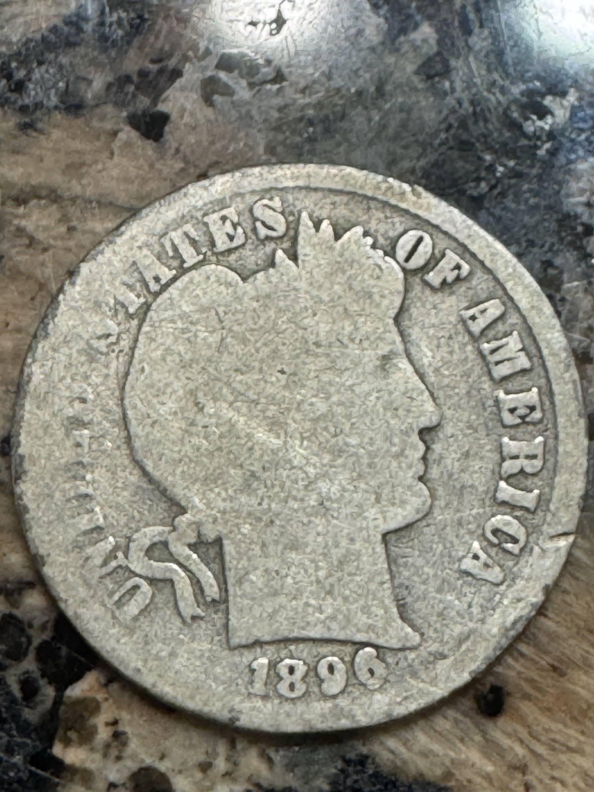 1896 Barber Dime, Better Date, 99c shipping