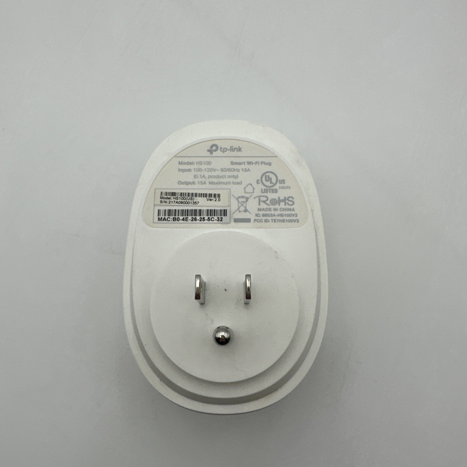 TP-Link HS100 Smart Wi-Fi Plug Works with Alexa Google Home