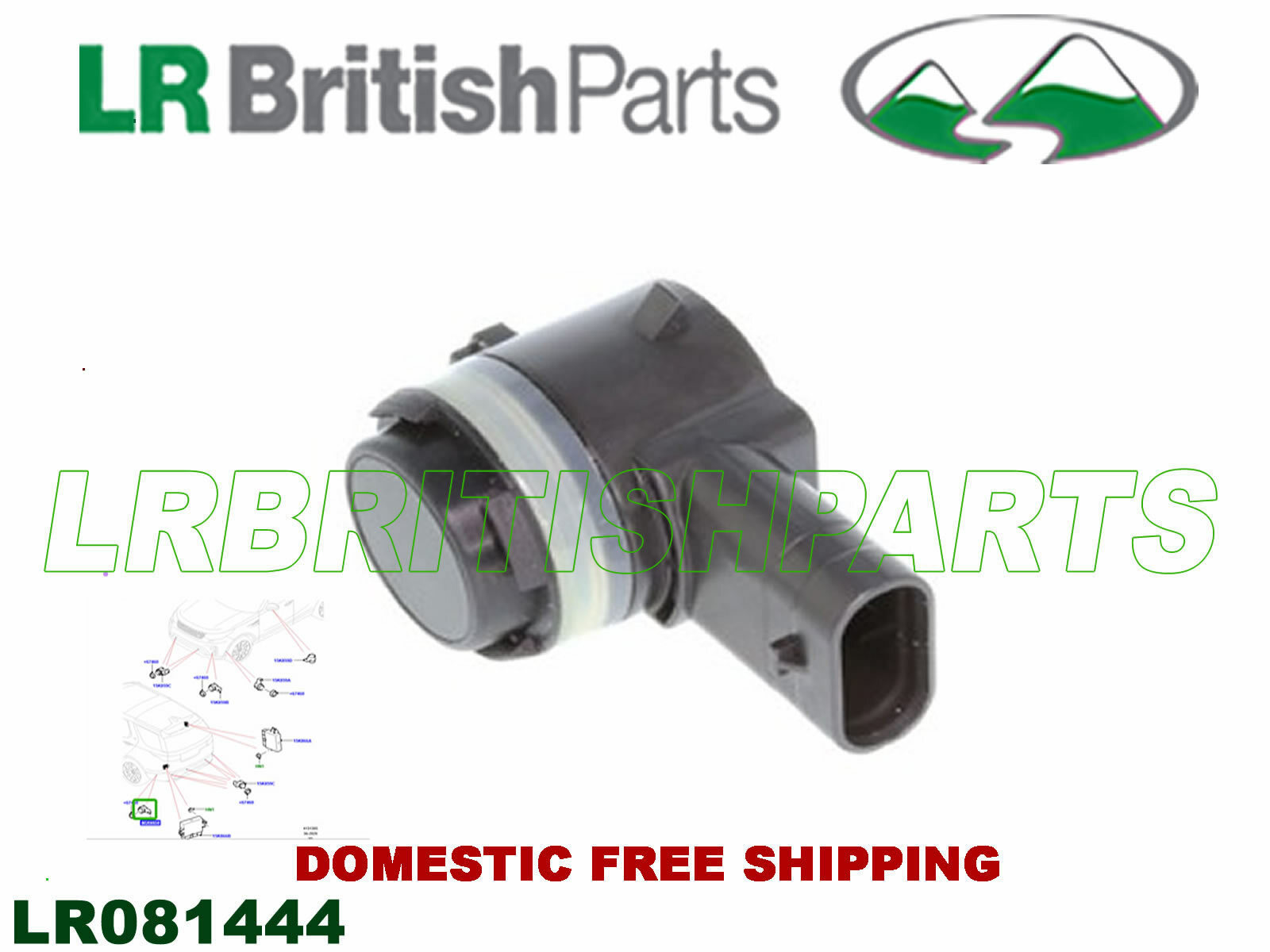 LAND ROVER PARKING AID SENSOR REAR SIDE DISCOVERY 2017 LR081444