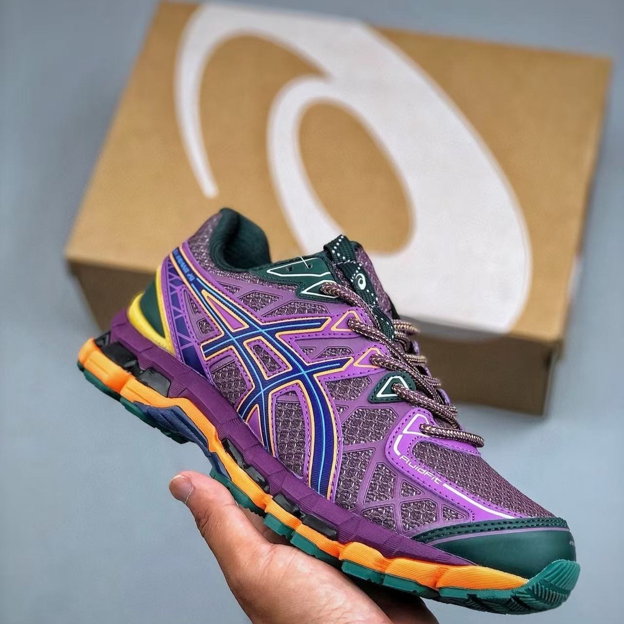 1203A456-500 ASICS UB9-S GEL-KAYANO 20 Dark Grape Gentry Purple