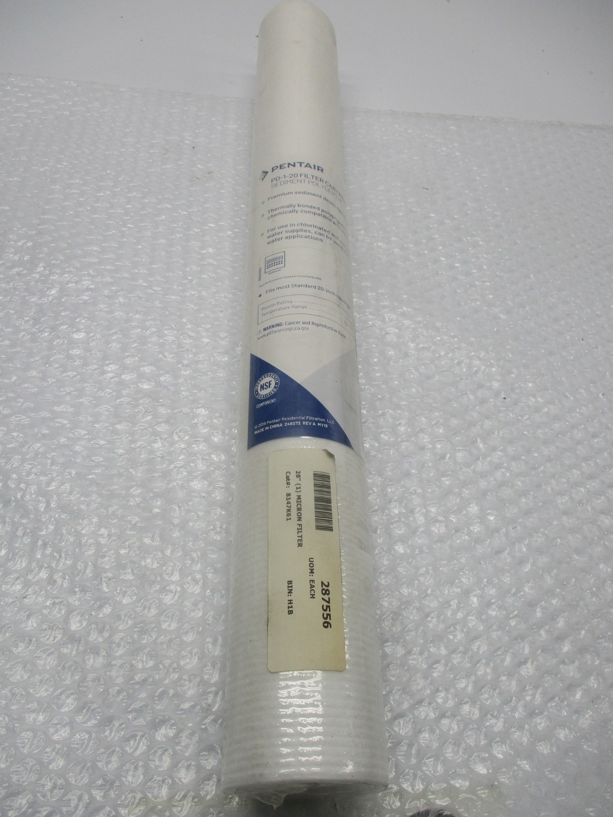 PENTAIR PD1-20 FILTER NSMP