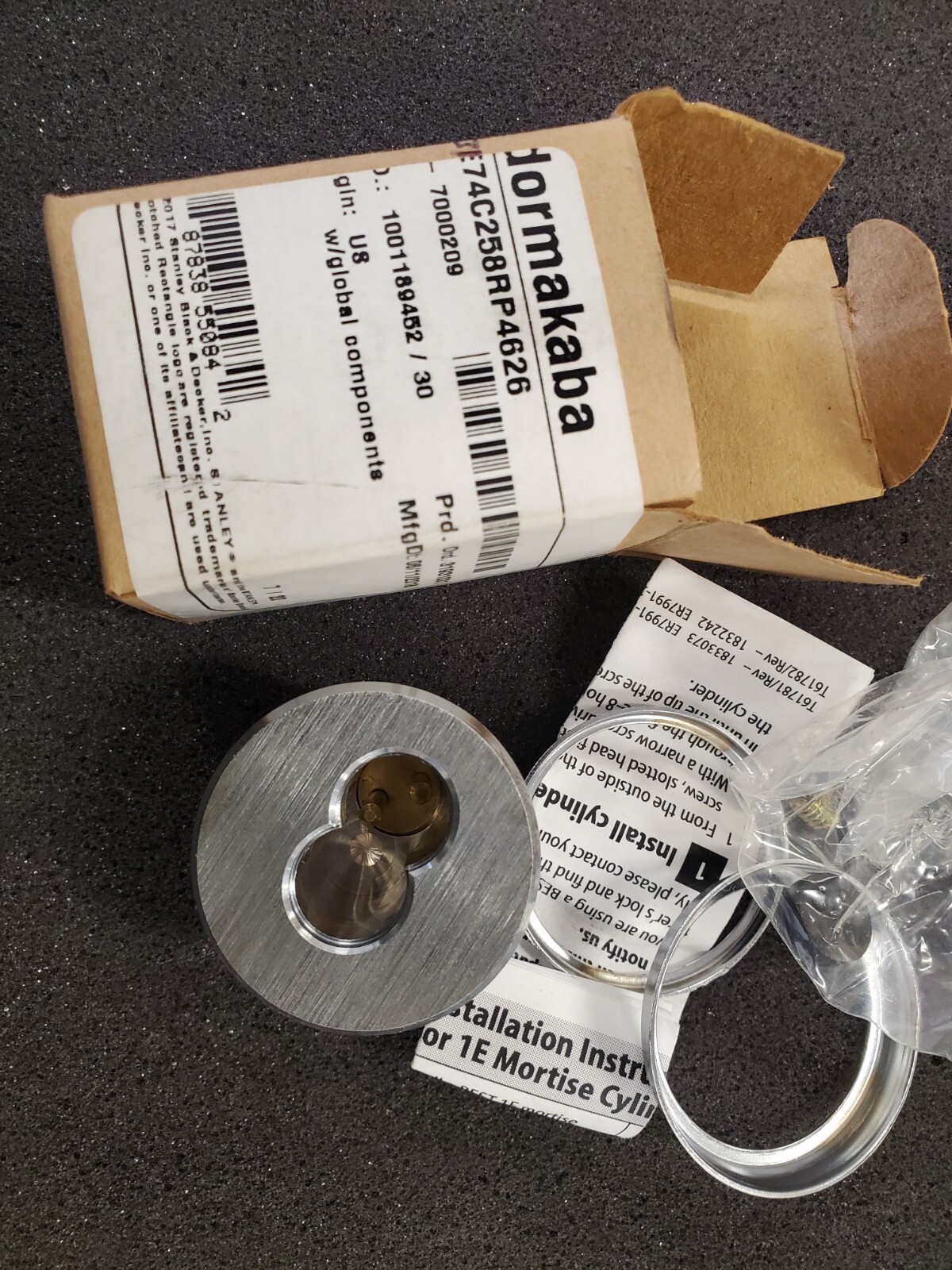 Best Stanley Sfic Mortise Cylinder 6 Or 7 Pin 3e74c258rp4626